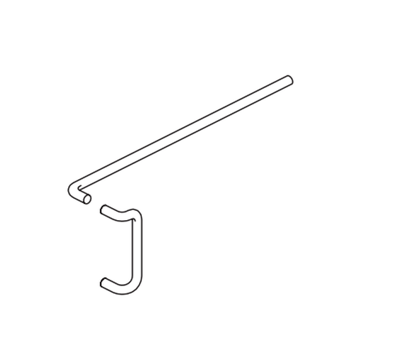 Kawneer KW137705 Arch Classic CO-9 PULL/CP Push Package for Variable Size up to 4' Single Acting Door