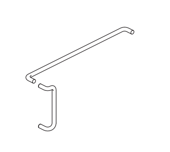 Kawneer KW137708 Arch Classic CO-12 PULL/CP-11 Push Package for Variable Size up to 4' Single Acting Door