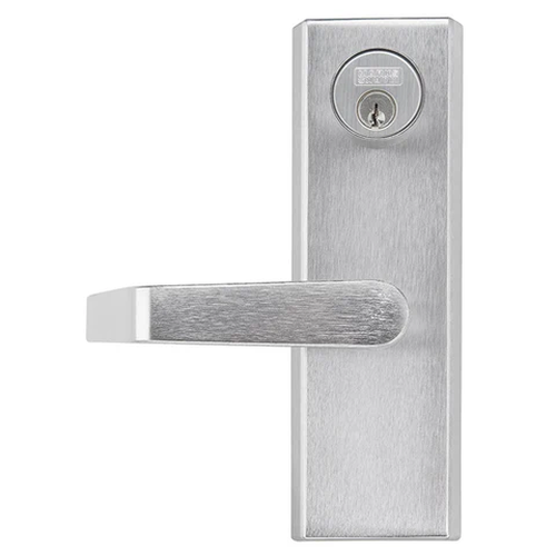 Marks USA MESC600A/26D Lever/Escutcheon Entry Exit Device Trim, Satin Chrome Finish