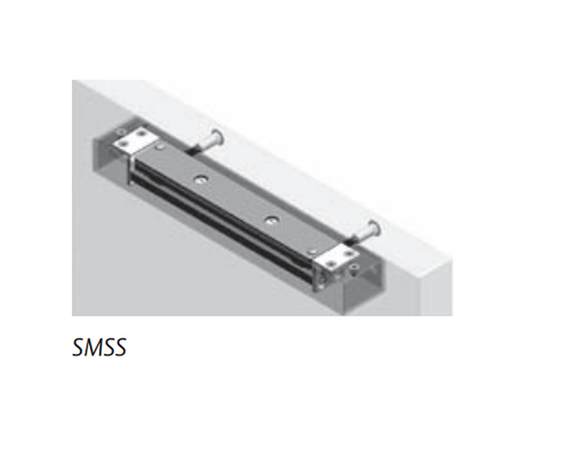 Securitron SMSS Surface Mount Kit for Armature, Satin Stainless Steel Finish