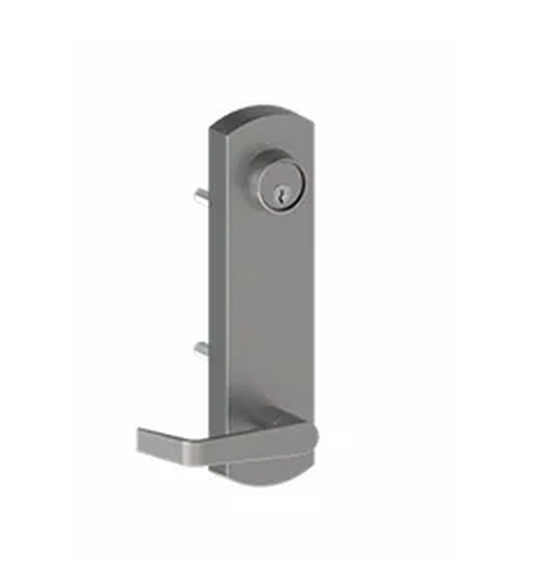 Hager 45CE WTN US26D Cylinder Escutcheon Exit Trim w/ Withnell Lever Style, Satin Chrome Finish