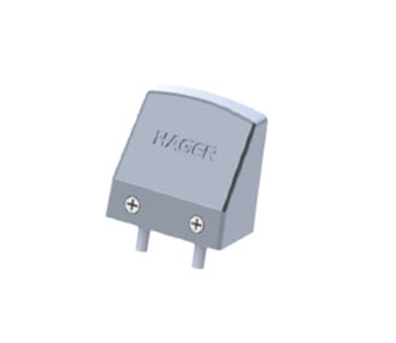 Hager 2-649-0044 32D End Cap Replacement for 4500 Series, Satin Stainless Steel Finish