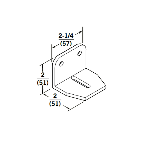 Dormakaba NFHD Narrow Frame Bracket