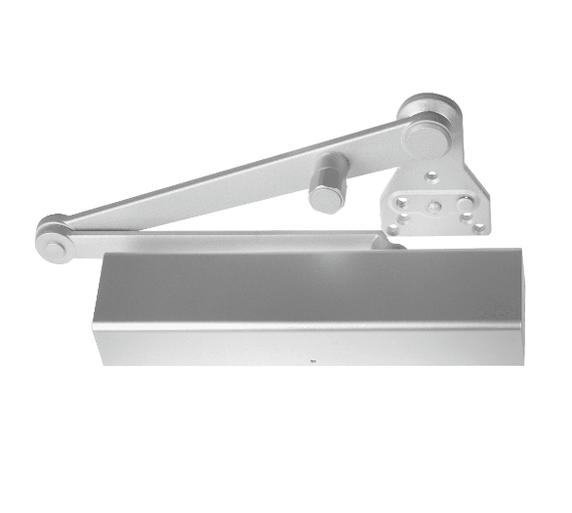 Hager 5200-PAR HDHO ALM Surface Closer w/ Extra Heavy Duty Hold Open Arm, Aluminum Finish