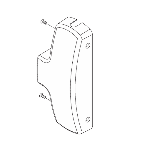 Falcon 650294 24/25 Series Channel End Cap for 1-3/4" door