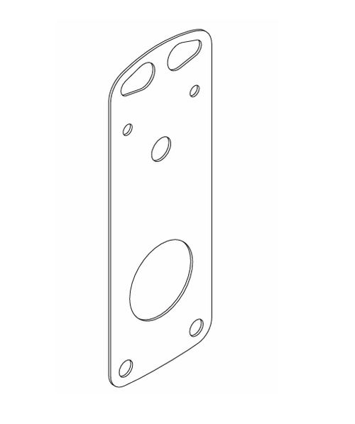 Schlage Electronics 23458599AD Exterior Shim Plate for AD Series