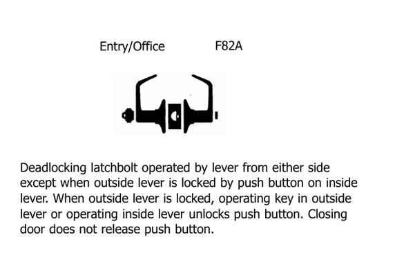 Hager 3450 26D WTN Grade 1 Entry/Office Cylindrical Lock w/ Withnell Lever, Satin Chrome Finish