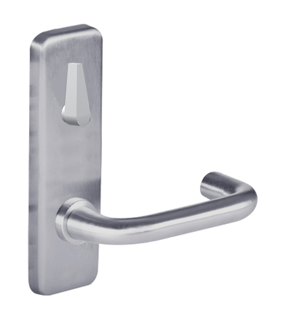BEST 40HTKIS23J626 Inside Lever x Turn Trim Kit w/ Solid Tube/Return Lever and Wrought Trim Style, Satin Chrome Finish