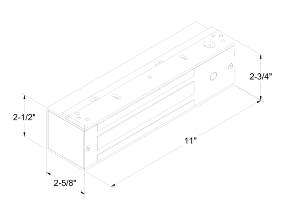 SDC 1511TNAKV Tandem ExitCheck Delayed Egress EMLock, NFPA 101, Selectable Egress Delay, Built-In Keyswitch, Satin Aluminum Finish