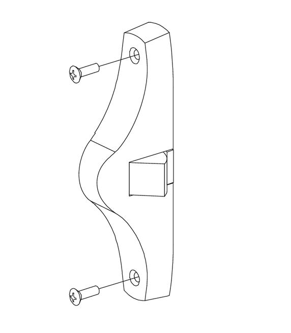 Von Duprin	050184 26D Center Case Kit for 55NL, Satin Chrome Finish