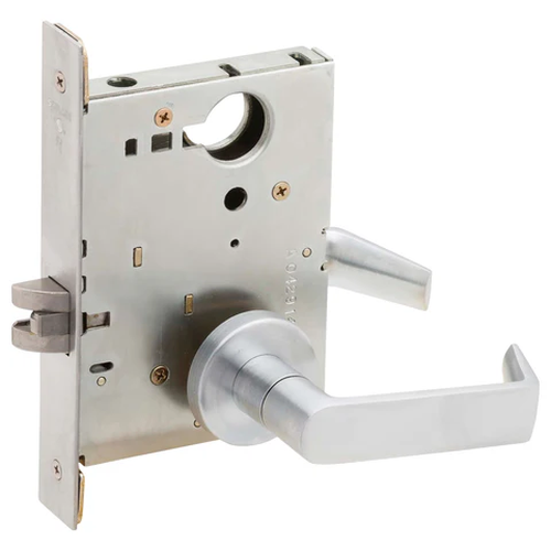 Schlage L9040 LATA Bath/Bedroom Privacy Mortise Lock, w/ Latitude Lever and A Rose