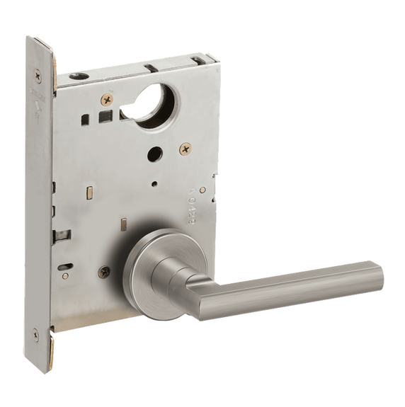 Schlage L9175 LATA Half Dummy Trim with Case Mortise Lock, w/ Latitude Lever and A Rose