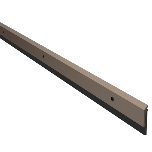 Pemko 315DN Door Bottom Sweep, Neoprene Insert, Dark Bronze Finish