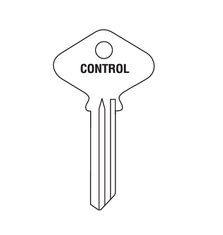 Accentra (Yale) FN117C Control Key Blank for 1210 Core