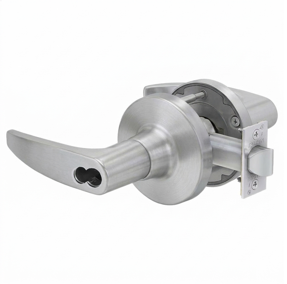Falcon TM501J AVA Entry Lever Lock, w/ Schlage FSIC Prep, Avalon Style