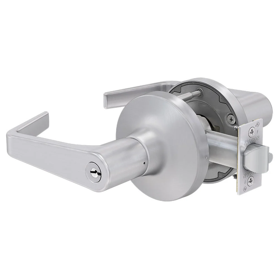 Falcon TM511P DAN Entry/Office Lever Lock, w/ Conventional Cylinder, Dane Style