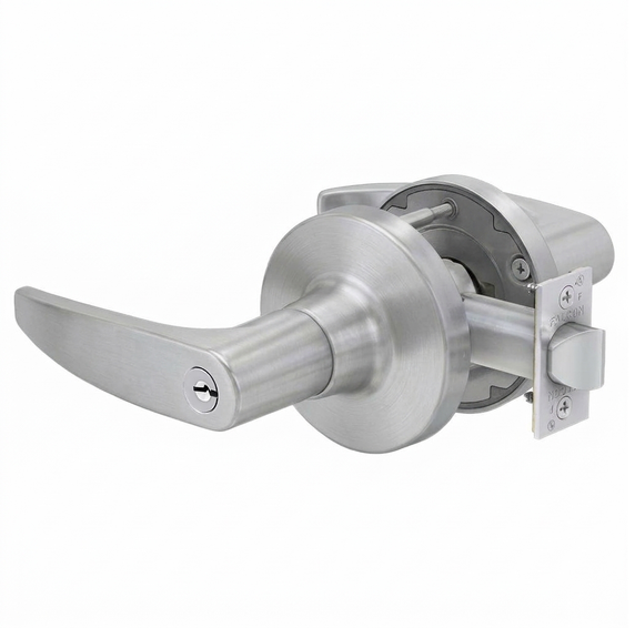 Falcon TM571P AVA Dormitory/Corridor Lever Lock, w/ Conventional Cylinder, Avalon Style