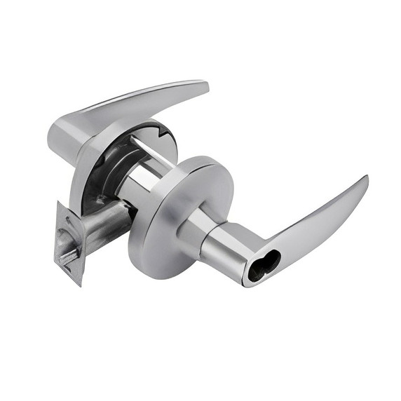 Falcon T881BD A Storeroom Electric Cylindrical Lever Lock, Accepts Small Format IC Core, Fail Secure, Quantum Style