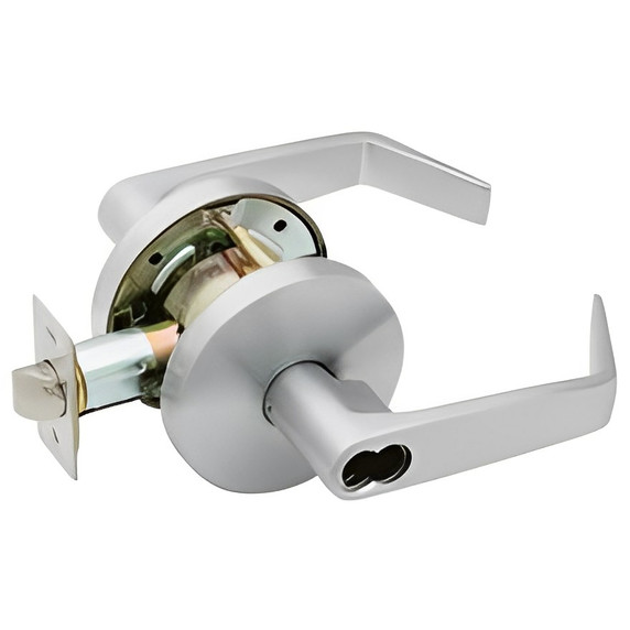 Falcon W561BD D Classroom Cylindrical Lever Lock, Accepts Small Format IC Core w/ Dane Style