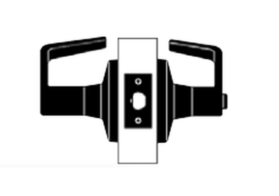 Falcon W201D Q Patio Lever Lock, Quantum Style
