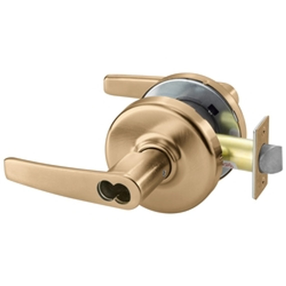 Corbin Russwin CL3157 AZD 612 M08 Grade 1 Storeroom Cylindrical Lever Lock, Accepts Small Format IC Core (SFIC), Satin Bronze Finish