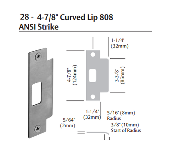 Sargent 28-11G04 LP Storeroom T-Zone Cylindrical Lever Lock