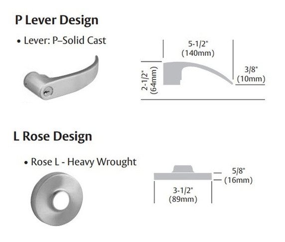 Sargent 10XG30 LP Communicating Cylindrical Lever Lock