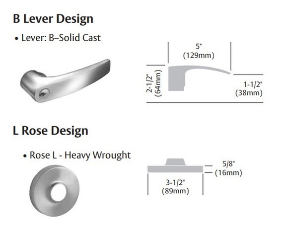 Sargent 60-10XG04 LB Storeroom Cylindrical Lever Lock, Accepts Large Format IC core (LFIC)