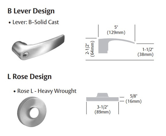 Sargent 10XU93 LB Single Lever Pull