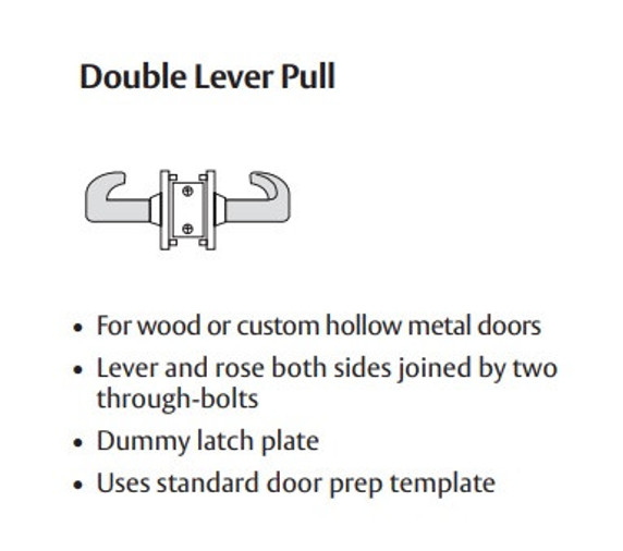 Sargent 10XU94-2 LB Double Lever Pull
