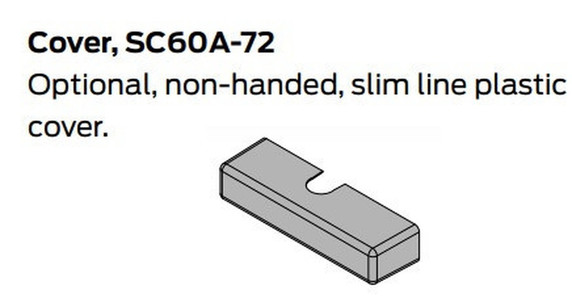 Falcon SC61A HW/PA Door Closer -  Hold Open Arm with parallel arm shoe