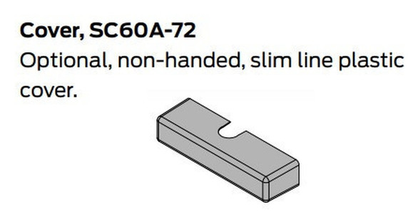 Falcon SC61A HW/PA AL Door Closer - Hold Open Arm with parallel arm shoe - Aluminum