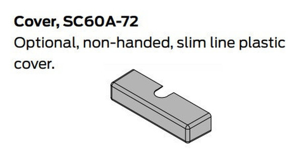 Falcon SC61A HD/PA AL Door Closer - Heavy Duty Arm with parallel arm shoe - Aluminum