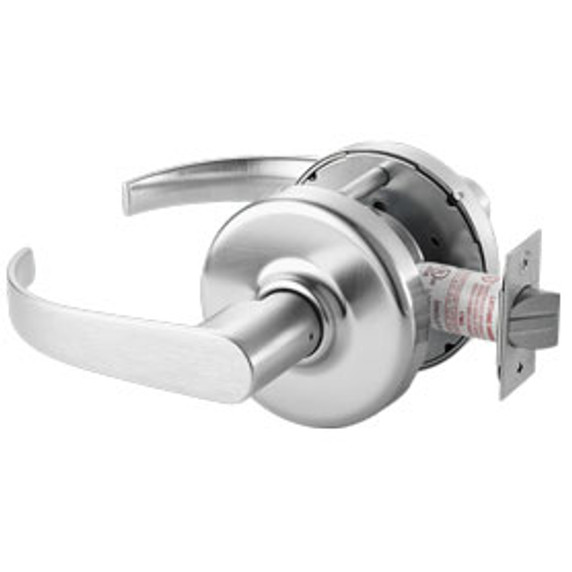 Corbin Russwin CL3310 PZD 626 D214 Passage or Closet Lever Set, For doors over 2" (51mm) - 2-1/4" (57mm) Thick, Satin Chrome Finish