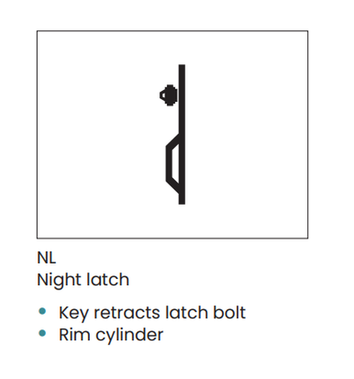 Von Duprin 785NL-R/V Night Latch Pull Trim for 78 Rim/Vertical Rod Devices