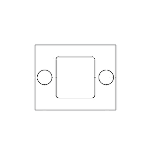 Dorma 418 Standard Top Strike for 9100, 9600 Exit Device
