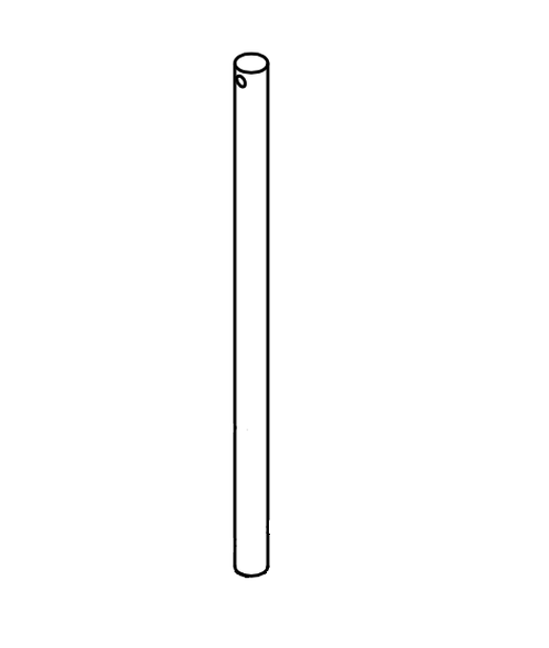 Dorma SVRDLWR 630 Lower Rod for 9400 and 9800 Exit Device, Satin Stainless Steel Finish