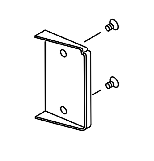 Dorma EC-630 End Cap, Satin Stainless Steel Finish