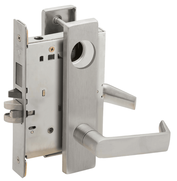 Schlage L9480L 06L Storeroom Mortise Lock w/ Deadbolt, Less Cylinder