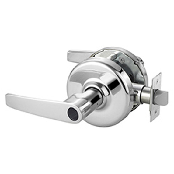 Corbin Russwin CL3851 AZD 625 LC Grade 2 Entrance or Office Conventional Less Cylinder Lever Lock, Bright Chrome Finish
