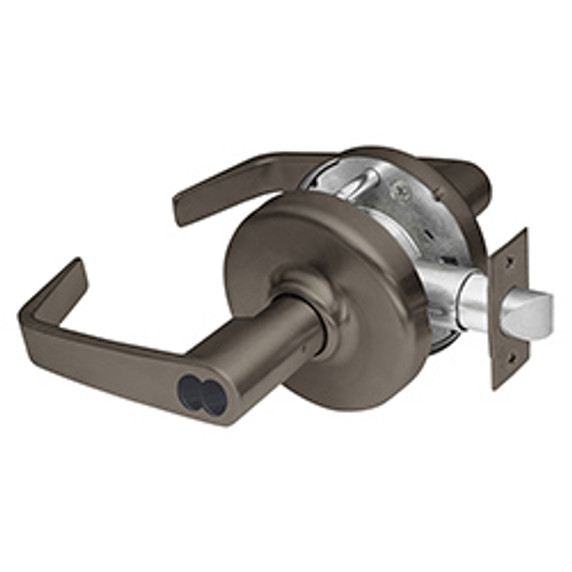 Corbin Russwin CL3855 NZD 613 M08 Grade 2 Classroom Cylindrical Lever Lock, Accepts Small Format IC Core (SFIC), Oil Rubbed Bronze Finish