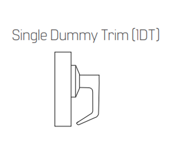 BEST 9K01DT14D Grade 1 Single Dummy Lever Trim