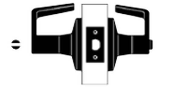 Falcon K301S Q Grade 1 Privacy Cylindrical Lever Lock