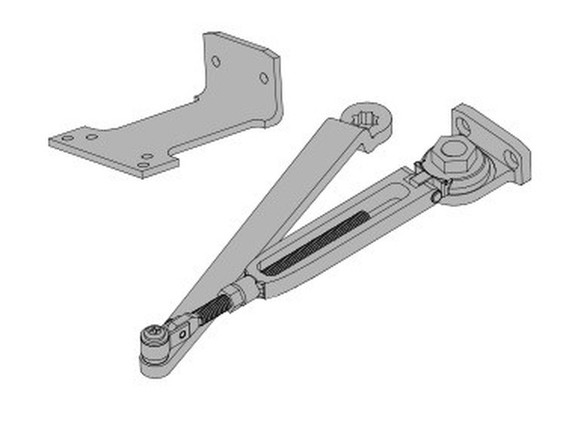 Falcon SC91A HW/PA Door Closer, Hold Open Arm with Parallel Arm Shoe