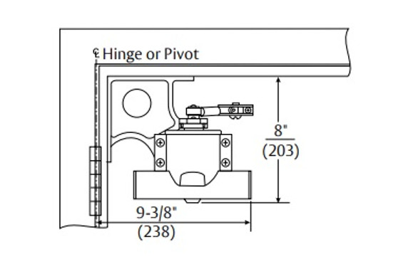 Norton 5-B/F Corner Bracket, For 78-B/F Series