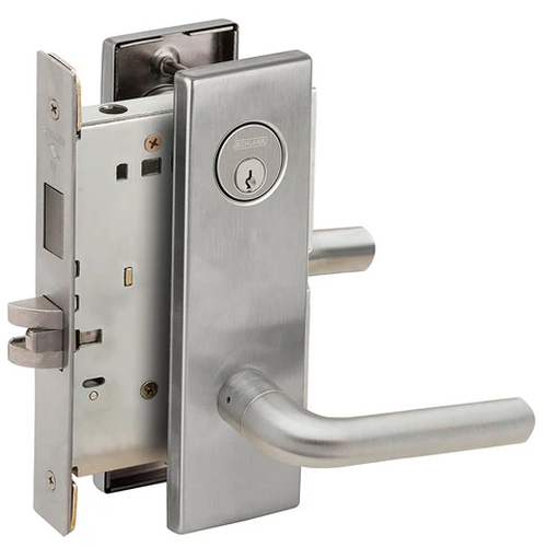 Schlage L9456P 02N Corridor Mortise Lock with Deadbolt