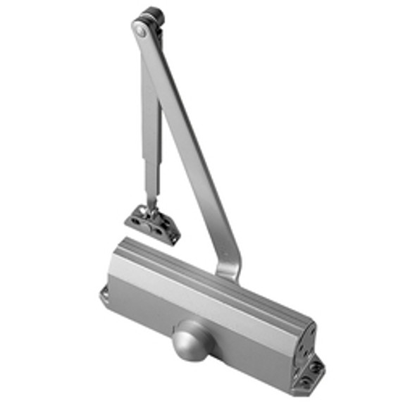 Norton 1603BC Size 3 Aluminum Storefront Door Closer, Regular Arm