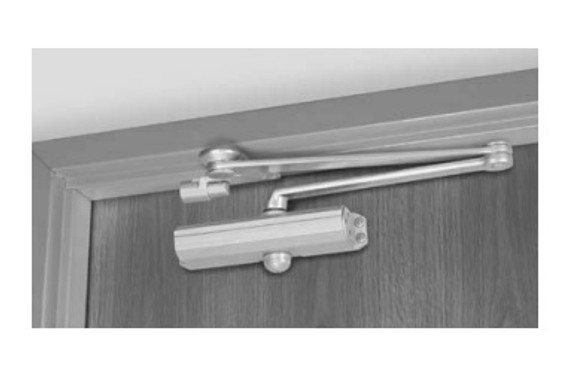 Norton CPS1601 Aluminum Storefront Door Closer, w/ CloserPlus Spring Arm