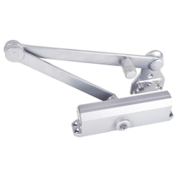 Norton CPS1601T Aluminum Storefront Hold Open Door Closer, w/ CloserPlus Spring Arm