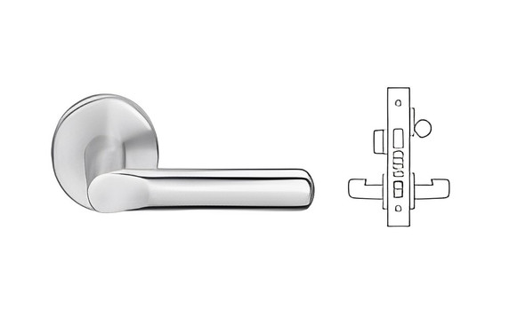 Schlage L9453J 18N 626 Entrance Mortise Lock with Deadbolt, Accepts large Format IC Core (LFIC), Satin Chrome Finish